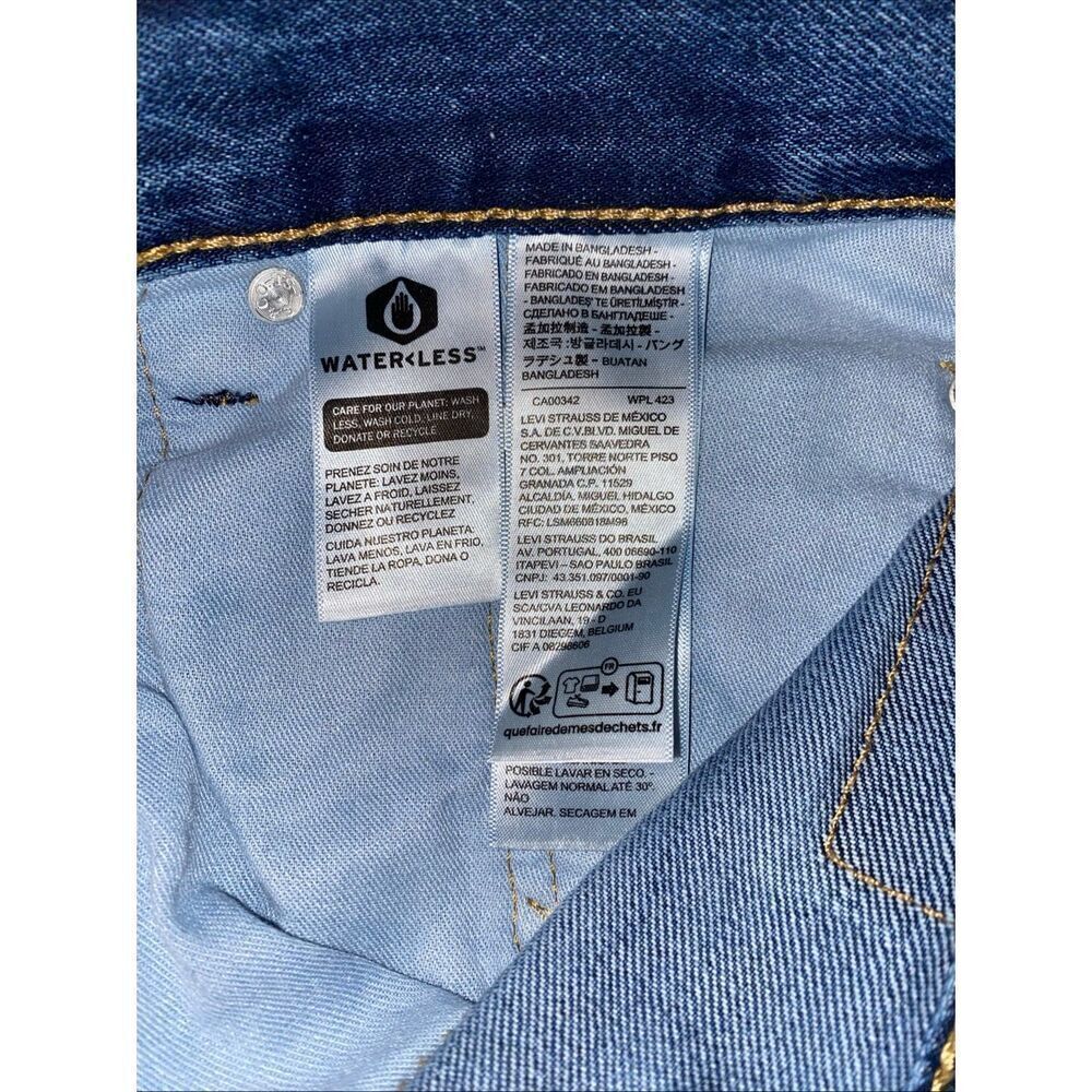 Men's Levi's Strauss 550 Relaxed Fit Denim Blue Jeans 44x29 Medium Wash - Picture 5 of 8
